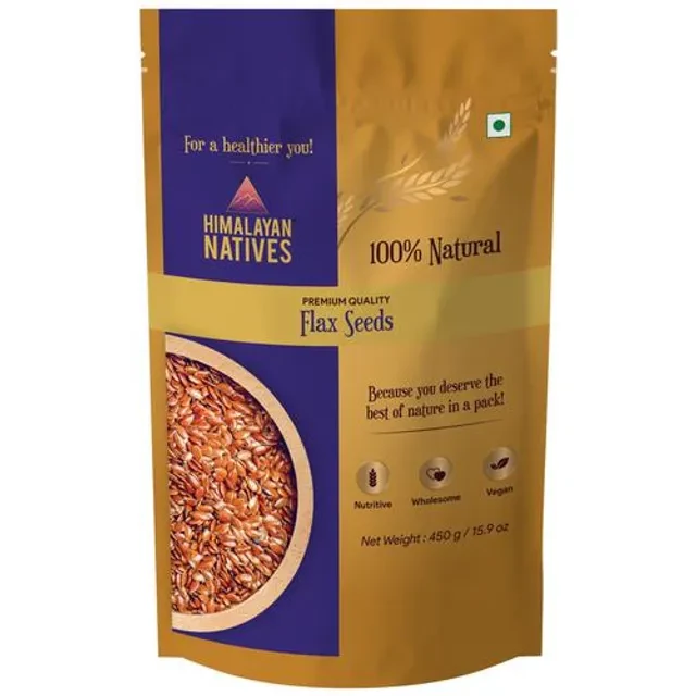 Himalayan Natives Flax Seeds, 450 g-2.webp